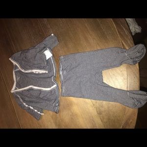 Two Piece Set w/ Footies- Ralph Lauren